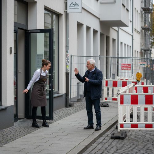 Nach Immobilienverkauf: Der Vermieter erklärt der Mieterin die Nichterfüllung des Mietvertrags; Schadensersatz droht wegen Baustelle.