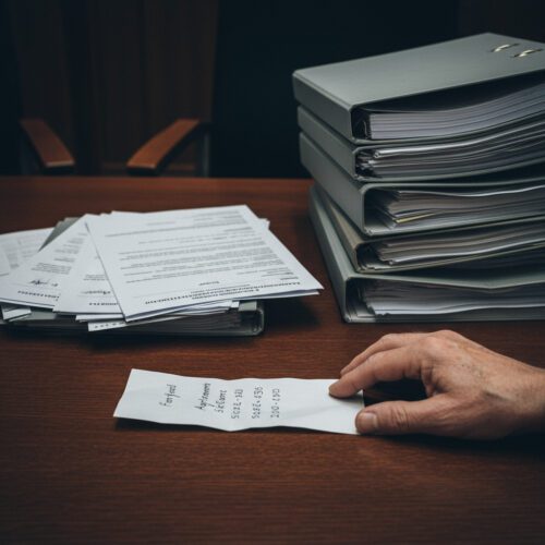 Mieter sammelt Akten für die Berufung gegen die Räumungsklage. Nur der Nachweis der unzumutbaren Härte stoppt die Eigenbedarfskündigung.